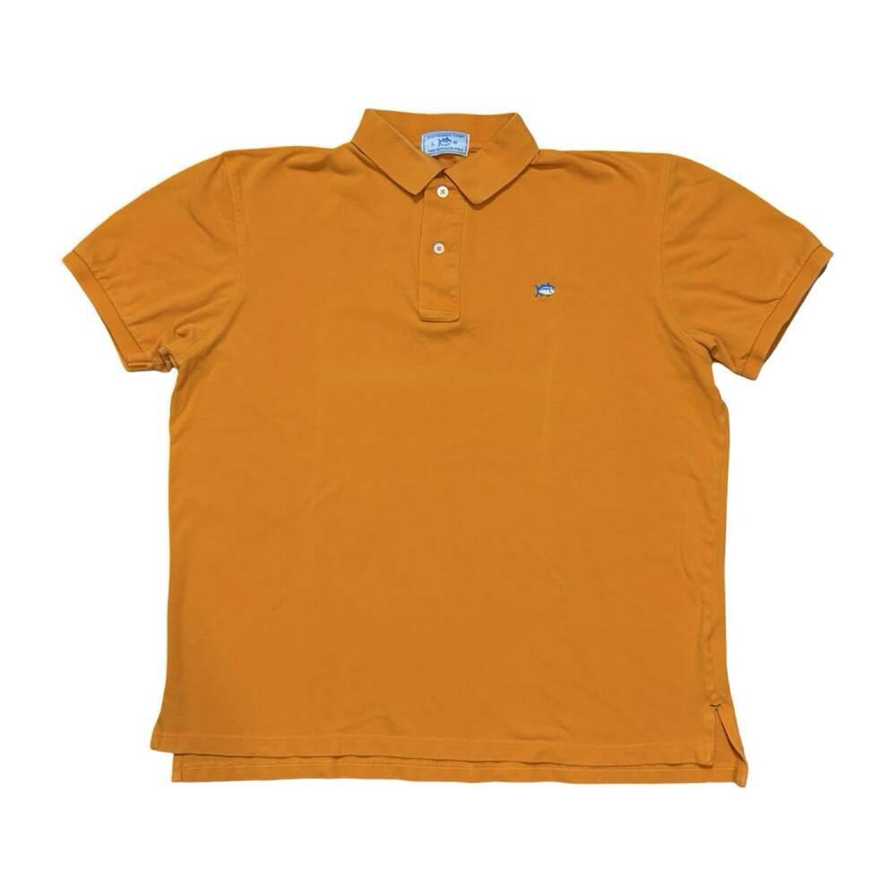 Vintage Southern Tide Orange Polo Size Large